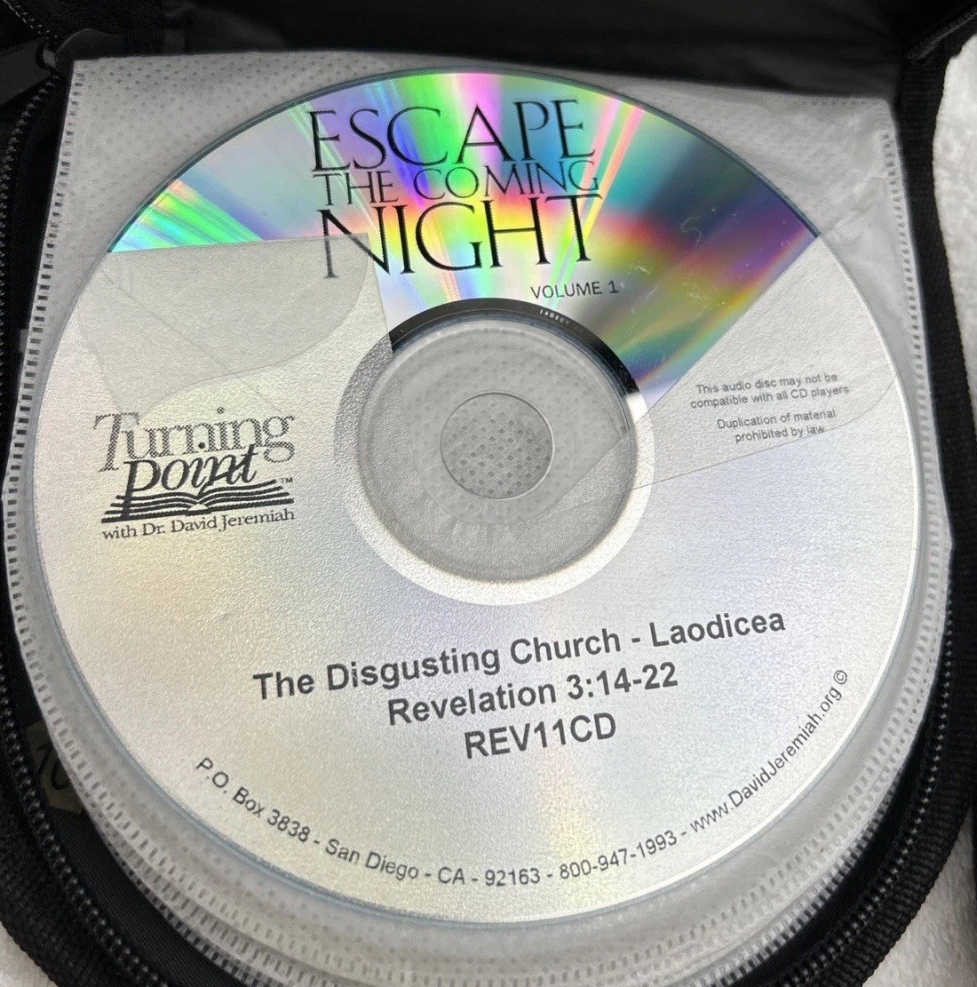 Lot Of 6 Sermon Series Audio Disc Sets by Dr. David Jeremiah Please Read Discrip