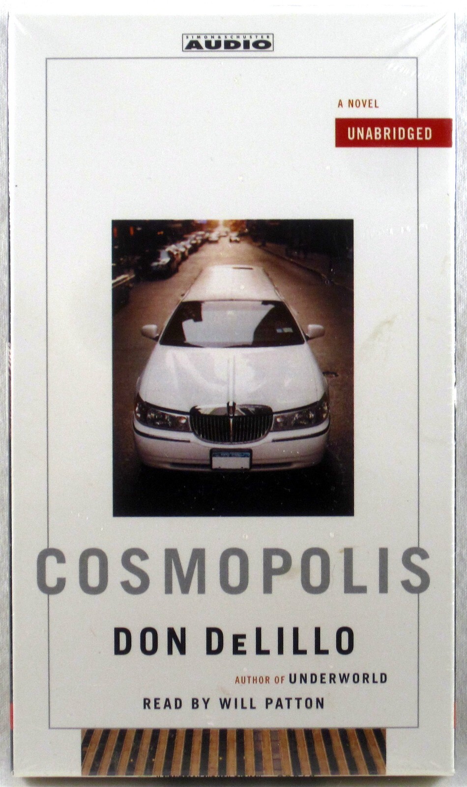 AUDIOBOOK CASSETTE (4) Don DeLillo COSMOPOLIS Unabridged 2003
