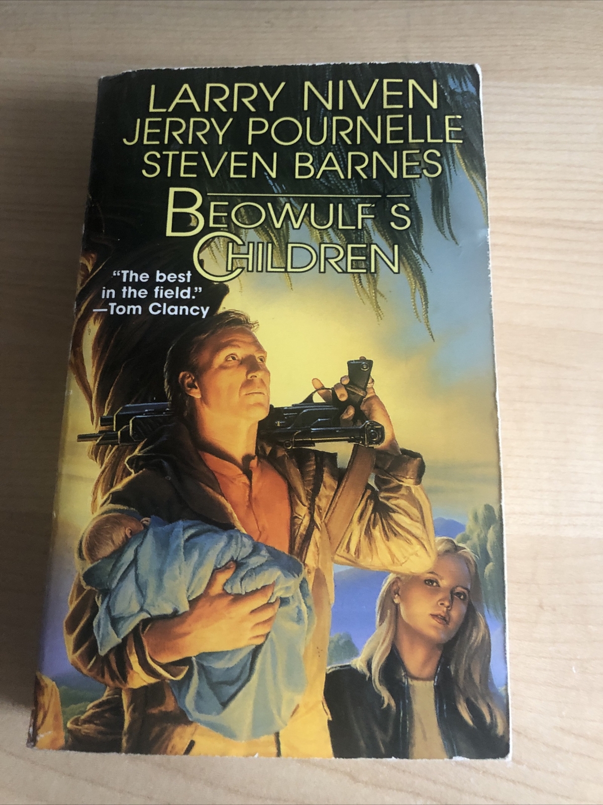 SIGNED x3 Beowulf’s Children by Larry Niven, Jerry Pournelle, Steven Barnes 1996