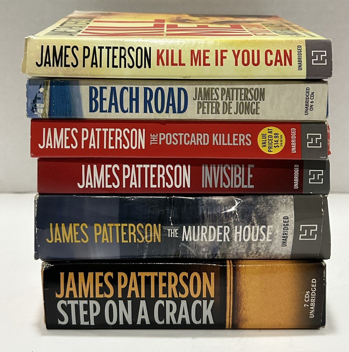 James Patterson Action Thriller Suspense Lot of 6 Audiobooks