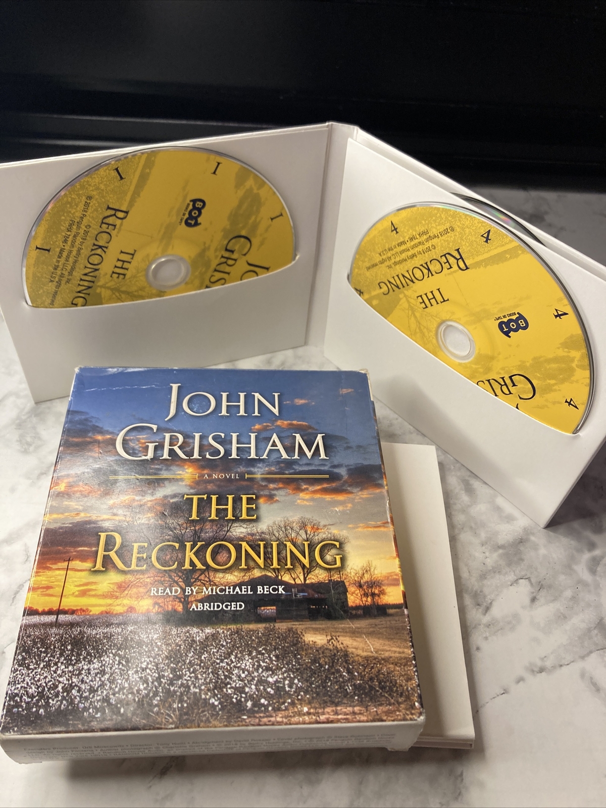 The Reckoning by John Grisham (2018) CD Abridged Michael Beck Audiobook