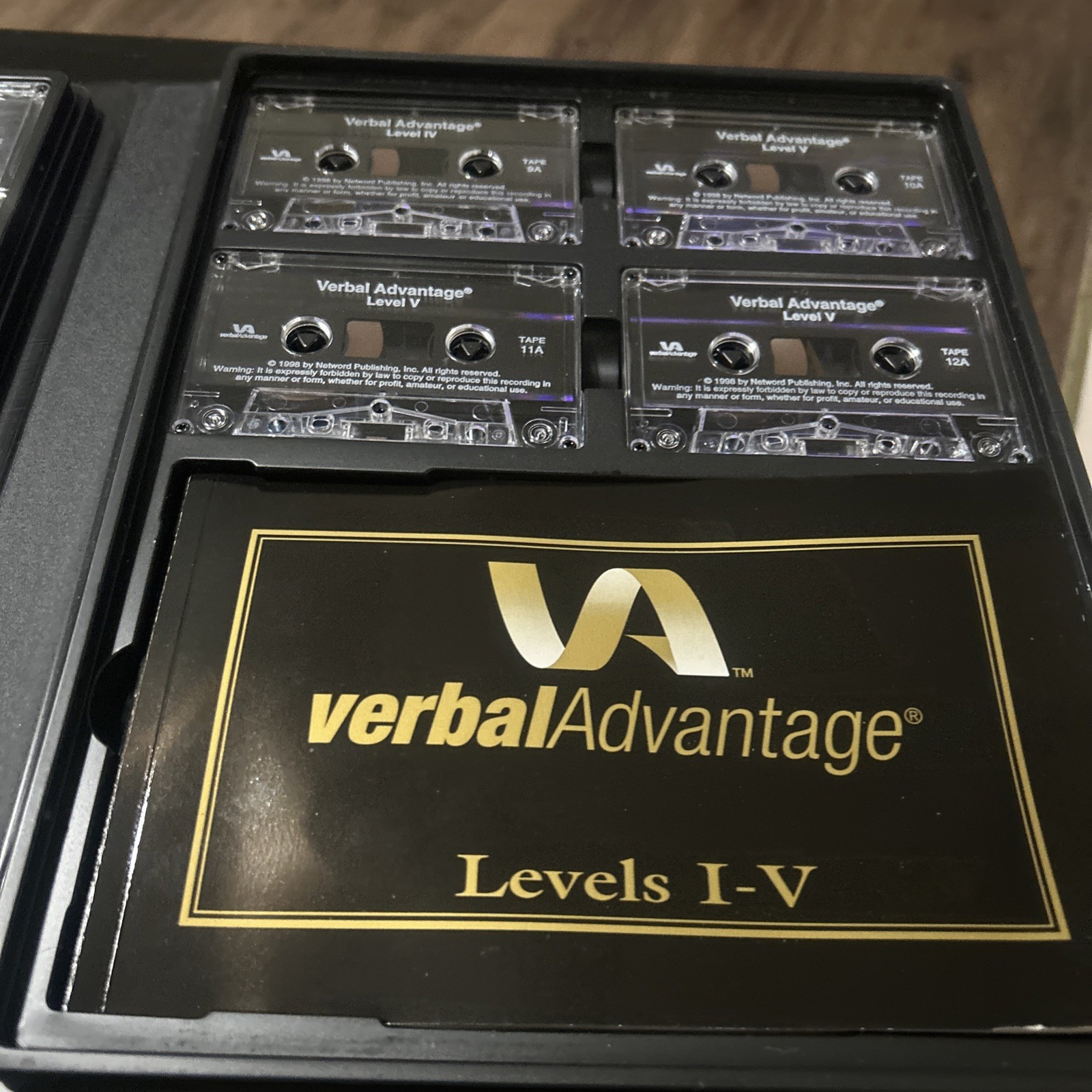 Verbal Advantage Success Edition Advanced Charles H Elster — 12 Cassettes