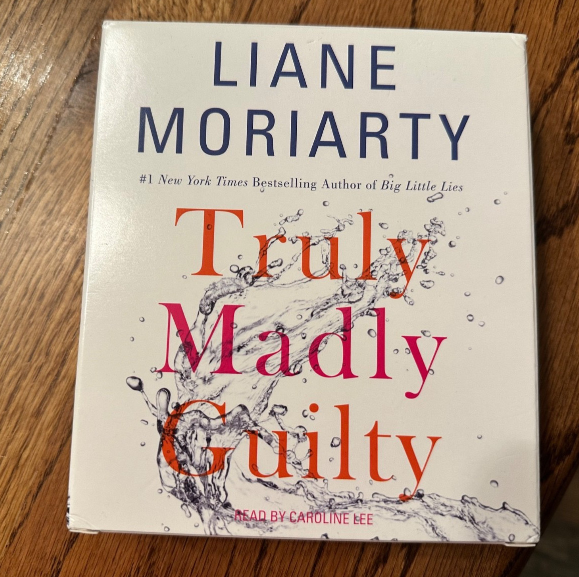 Liane Moriarty CD Audiobook — Truly Madly Guilty (2016) — Unabridged — Pre-owned