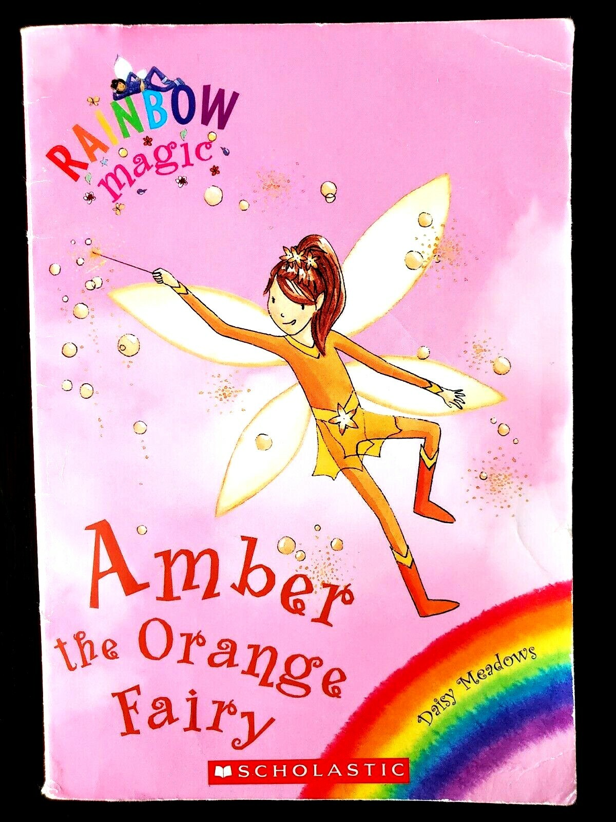 Rainbow Magic Ser.: Amber : The Orange Fairy by Daisy Meadows (2003, Scholastic)
