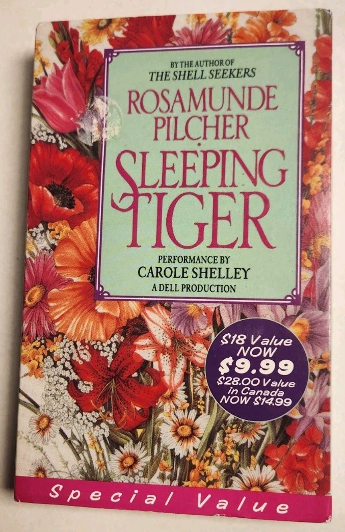 Sleeping Tiger by Rosamunde Pilcher Audio Cassette Tapes Abridged edition VTG