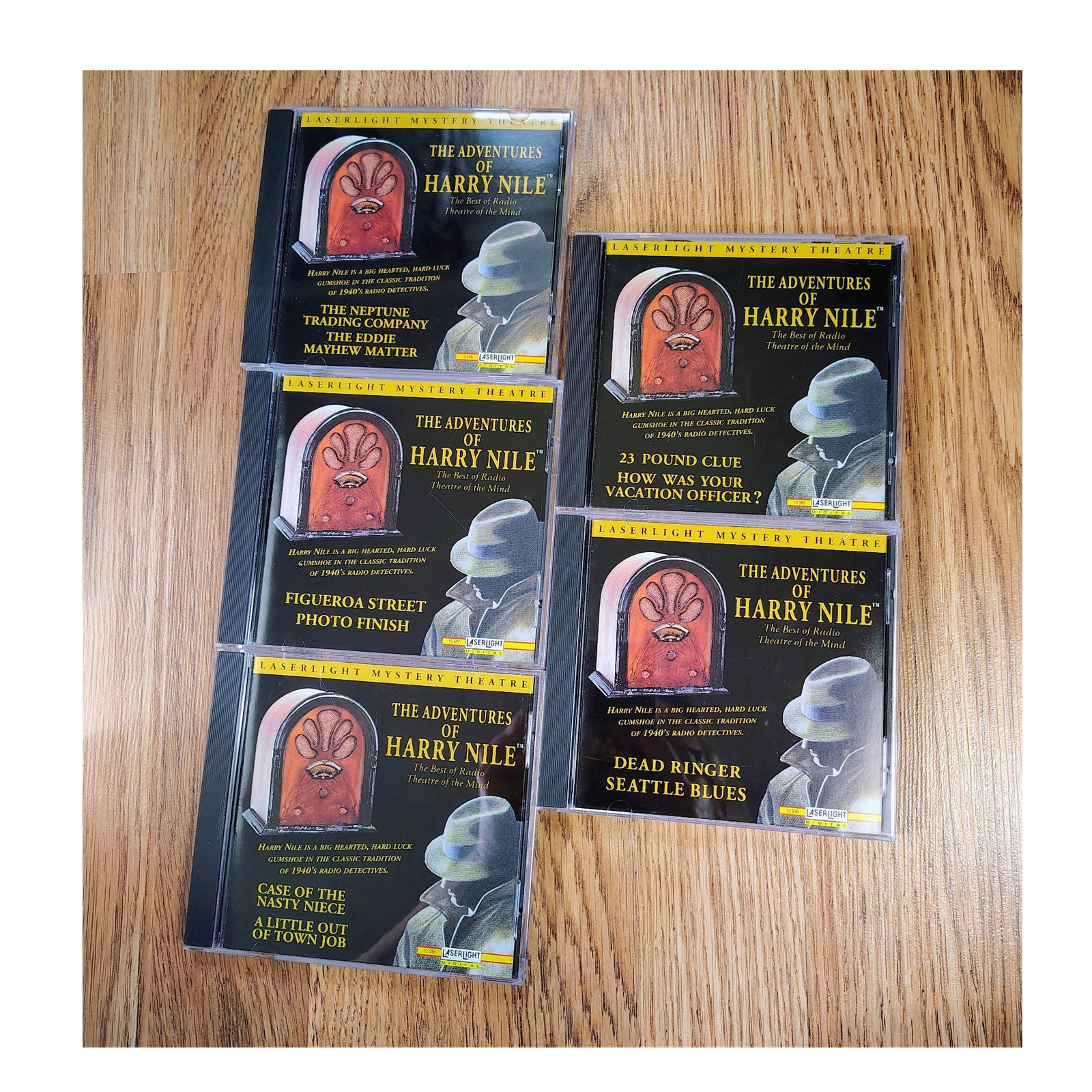 The Adventures of Harry Nile 5 CD Box Set — Laserlight Mystery Theatre Vintage