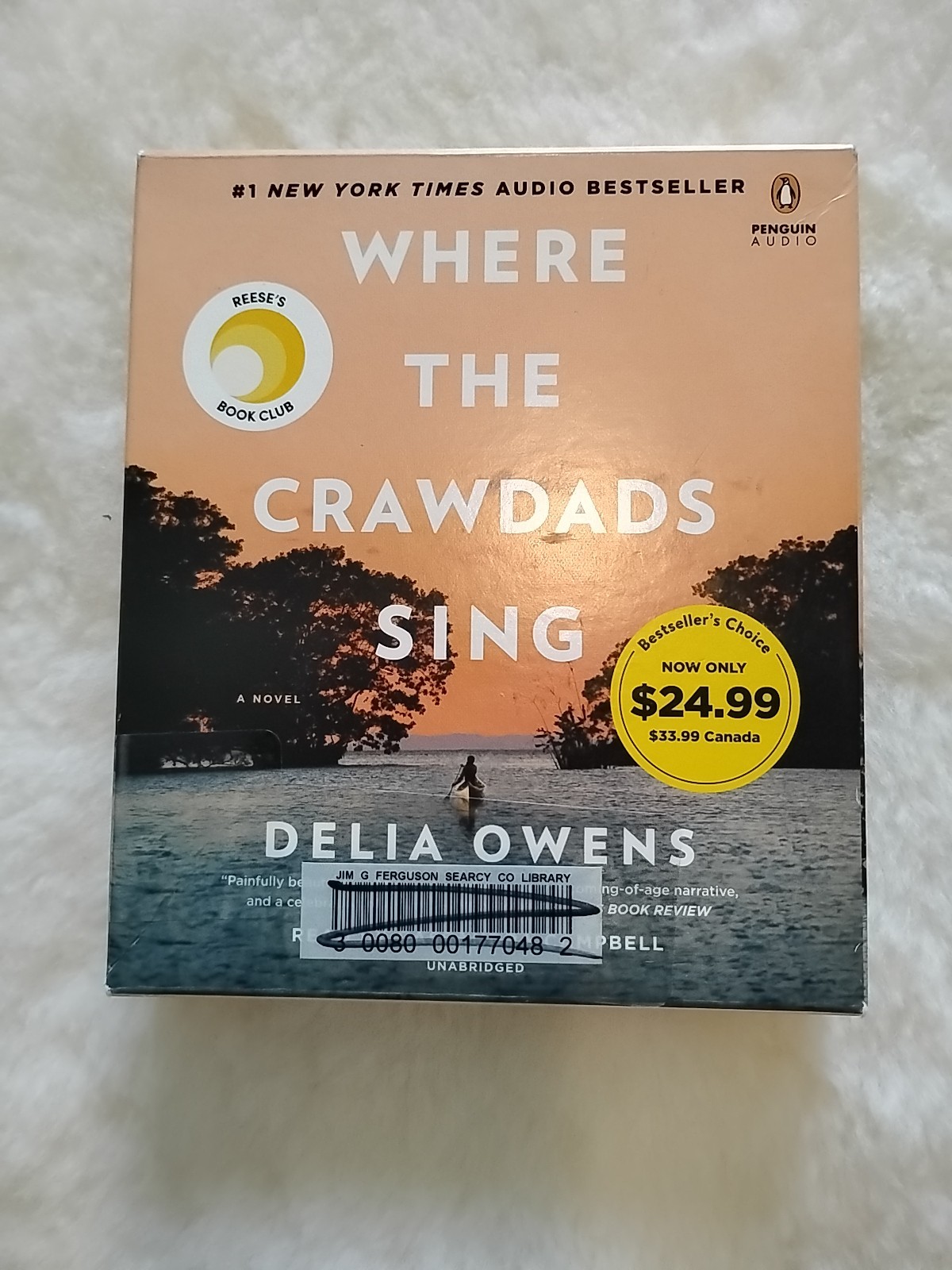 «Where The Crawdads Sing» Delia Owens 10 Cd Audiobook