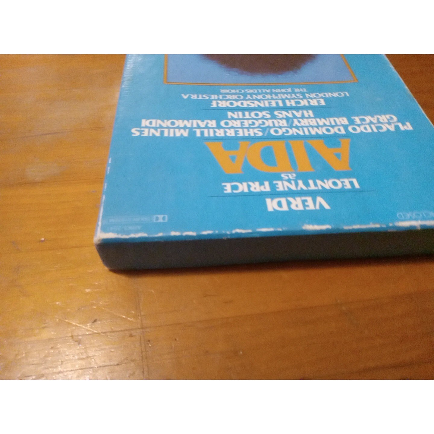 Verdi Leontyne Price As Aida John Alldis Choir 1977, 3 Audio Cassette Tapes box