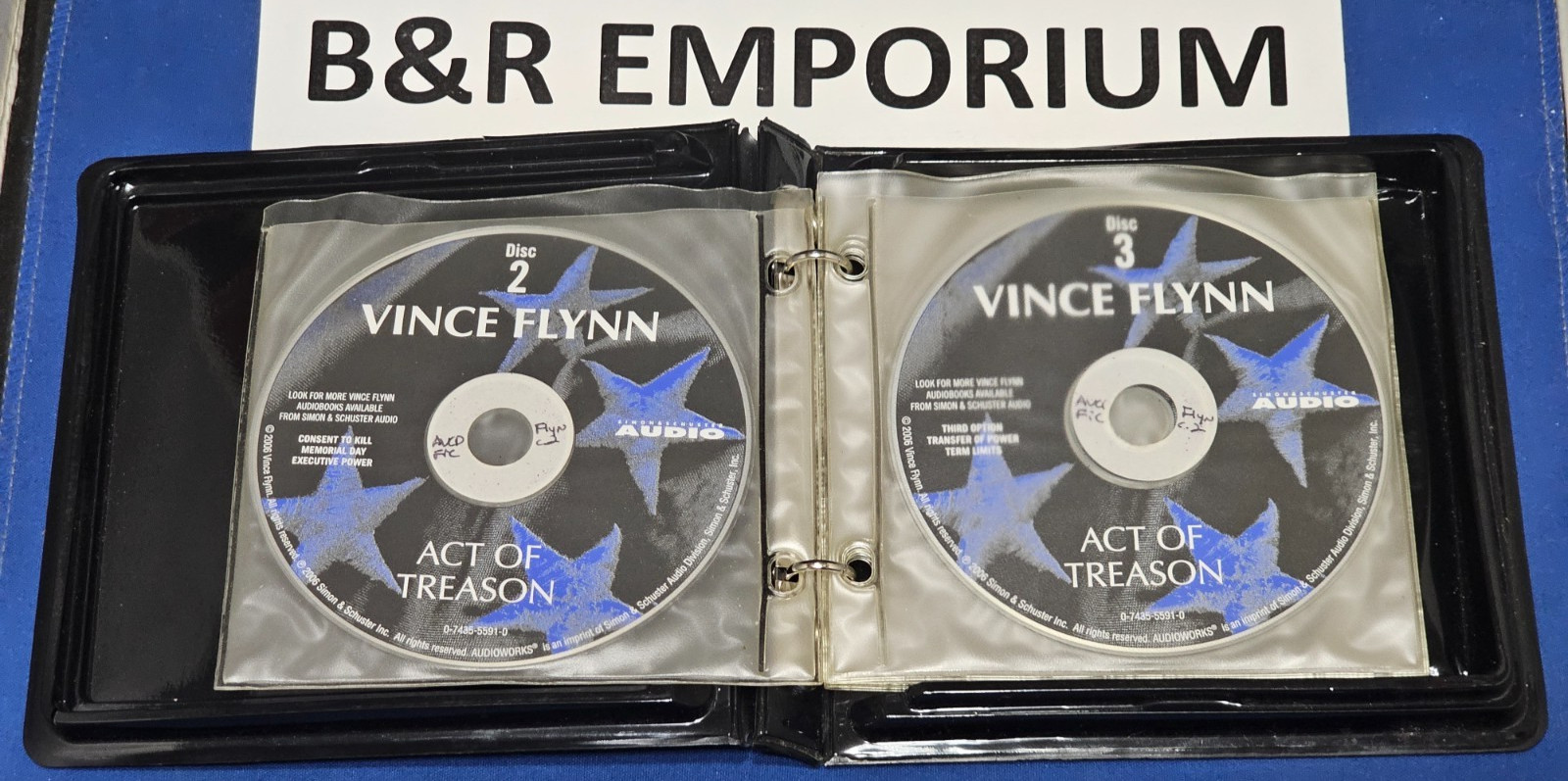Vince Flynn — Act Of Treason — (2006 Simon & Schuster Audio) — 10-CD Audiobook