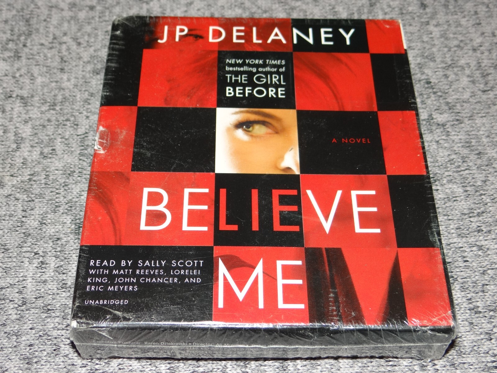 Believe Me: A Novel by JP DELANEY Unabridged 8 Disc Audiobook CD Set SEALED/NEW