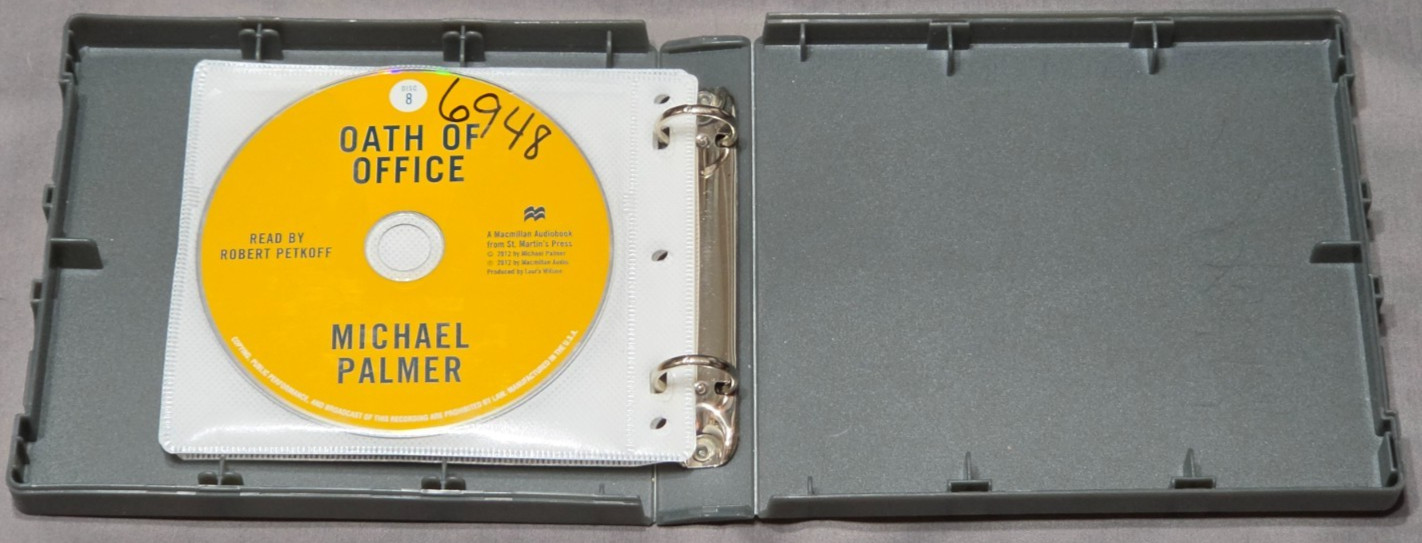 Michael Palmer — Oath of Office — (2012 Macmillan Audio) — 8-CD Audiobook