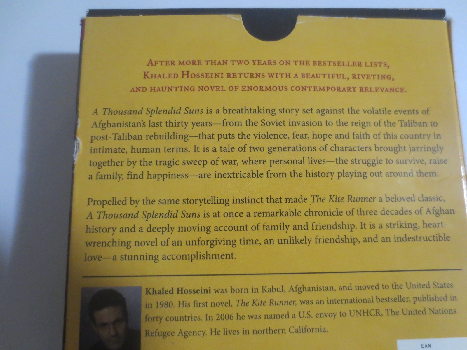 Audio Book Thousand Splendid Suns by Khaled Hosseini 2007 Compact Disc
