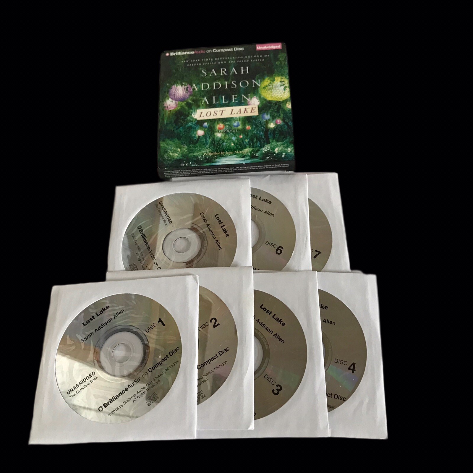Lost Lake Audio Book by Sarah Addison Allen Read by Janet Metzger 7 CDs 8 Hrs