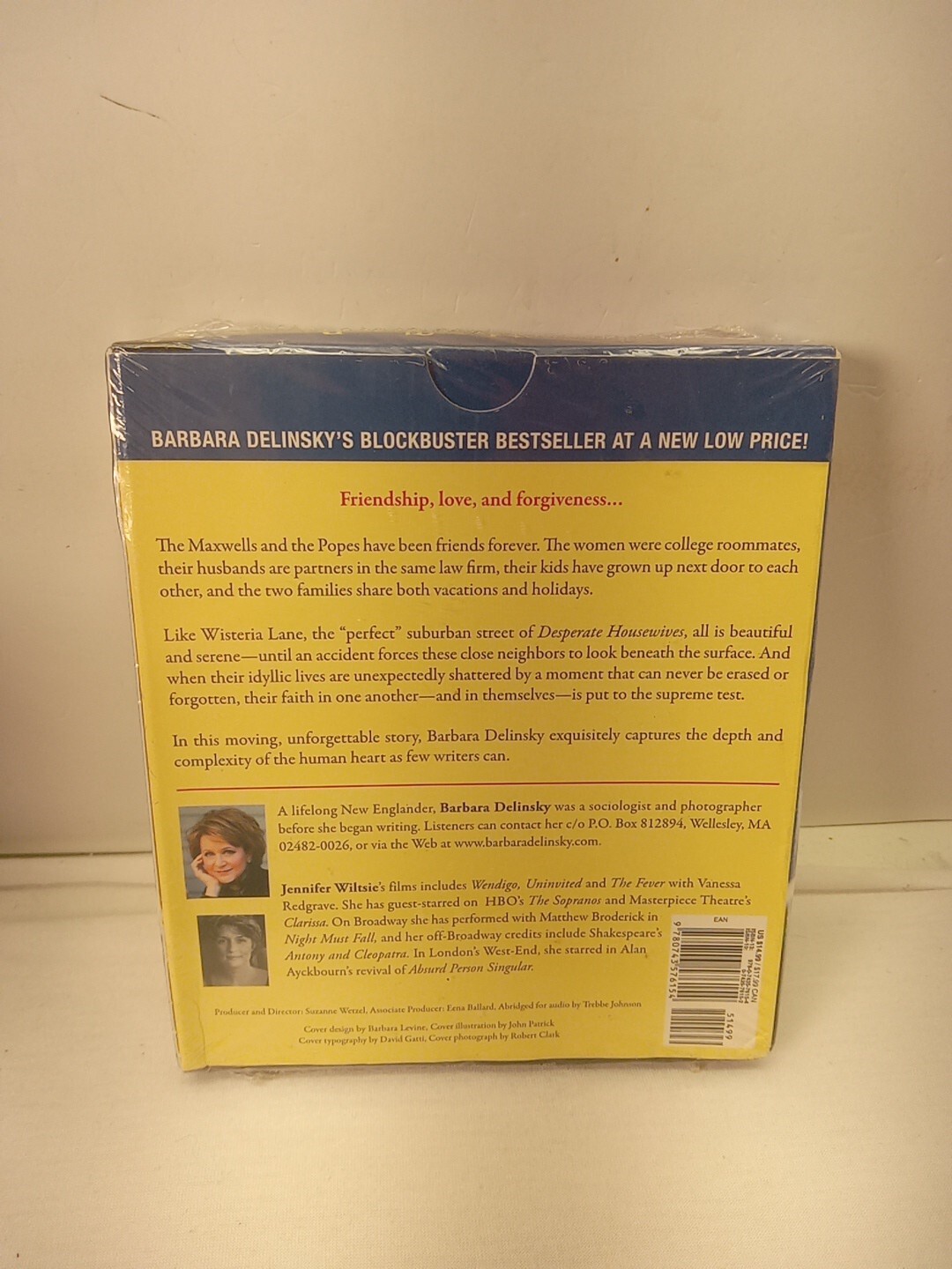 Barbara Delinsky — More Than Friends — Audiobook (CD, 4 Disc, 1993) Brand New