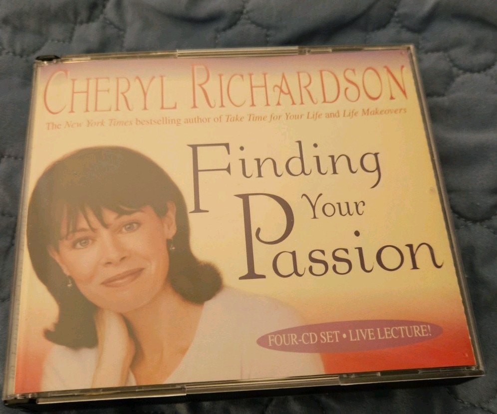 Finding Your Passion by Cheryl Richardson (2002, Four CD Set)