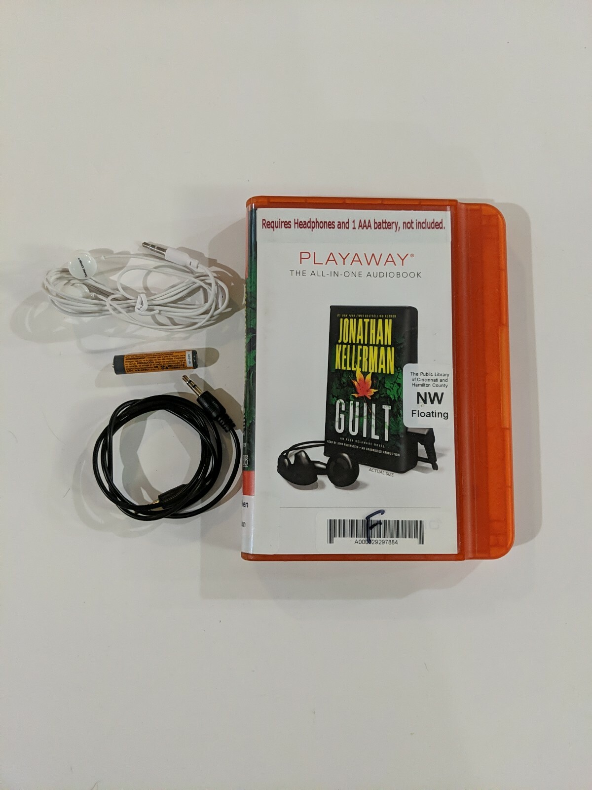 Guilt by Jonathan Kellerman (Alex Delaware #28) Unabridged Playaway Audiobook