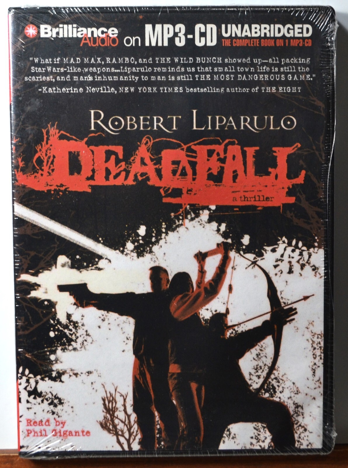 Audiobook MP3 CD Robert Liparulo Deadfall Adventure Thriller Suspense Unabridged