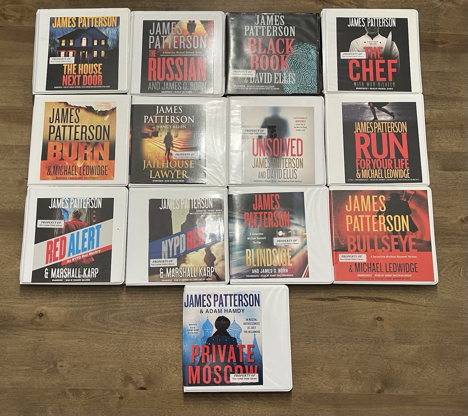 James Patterson Lot Of 13 Audio Books-Ex Library 1