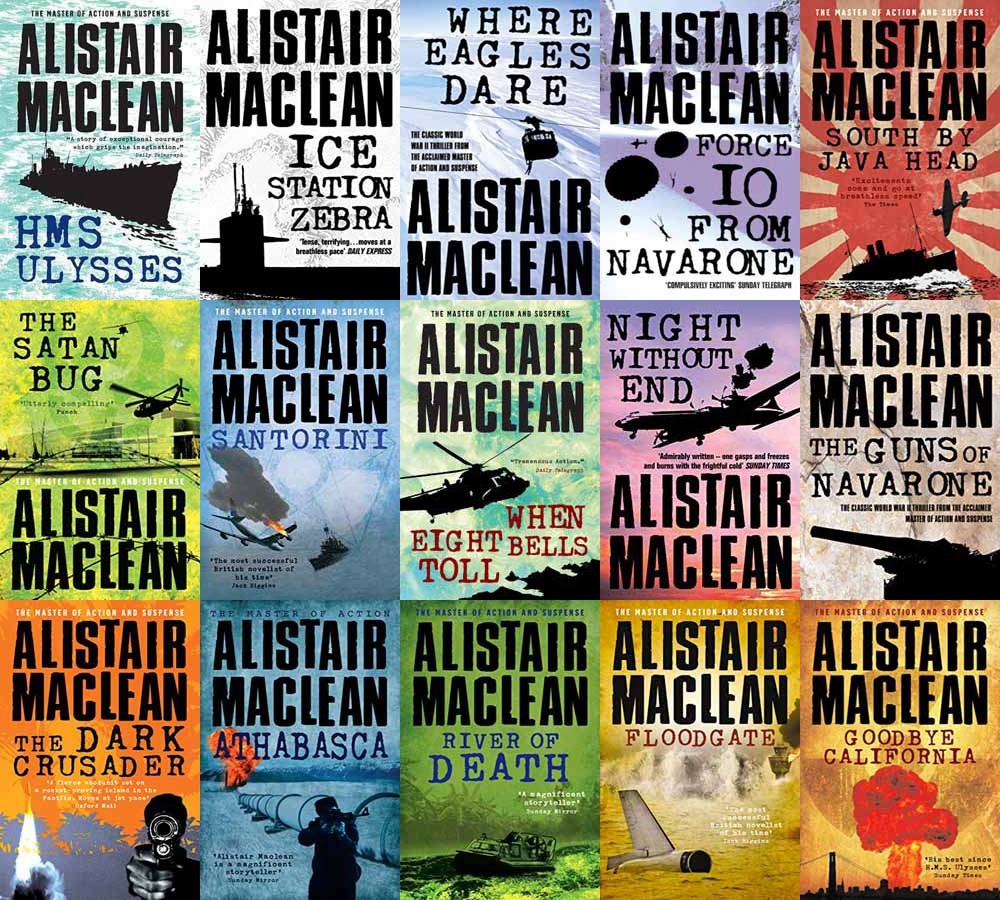 The ALISTAIR MACLEAN COLLECTION — 24 MP3 Audiobook Collection