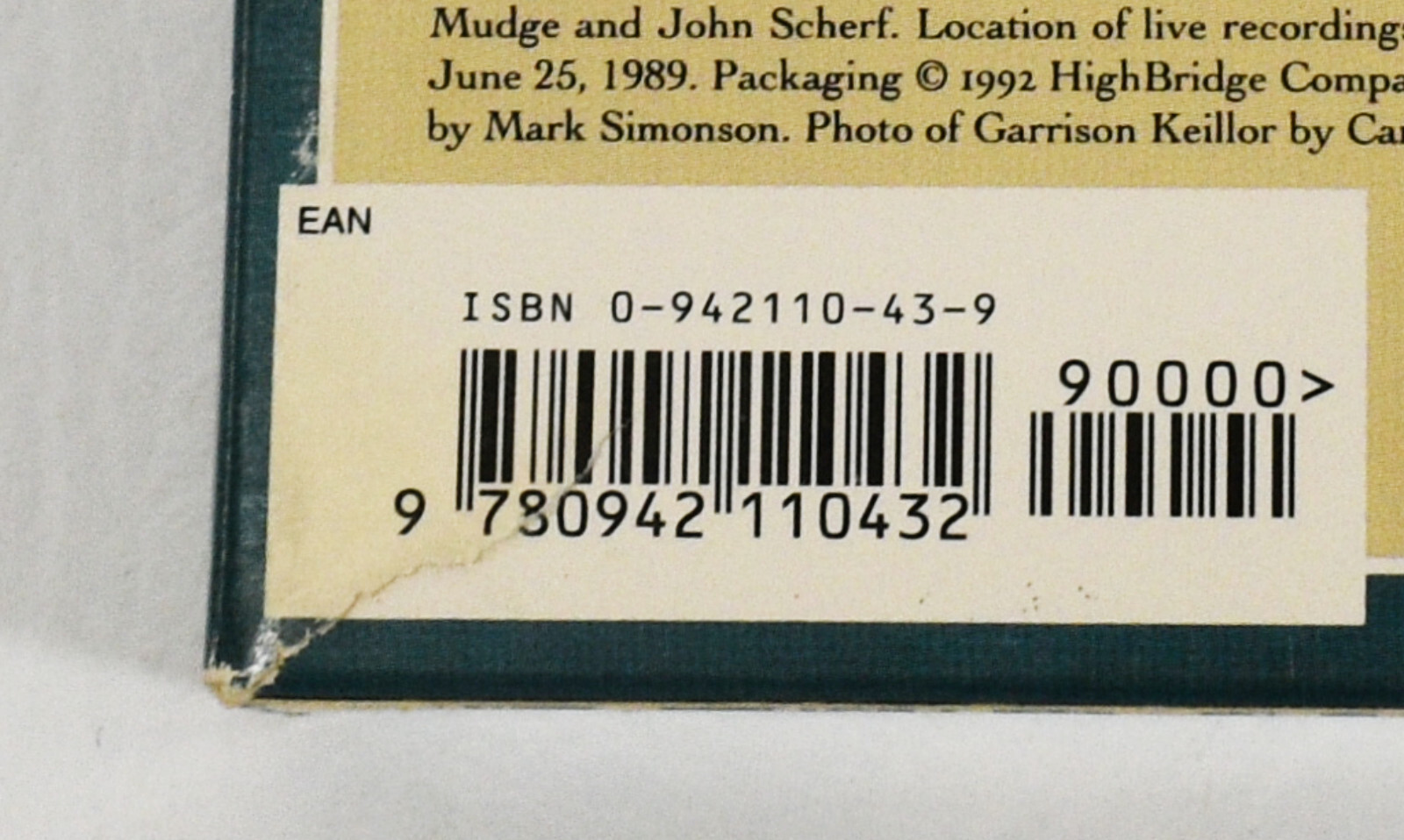 Stories By Garrison Keillor Audio Collection Audiobook Two Cassette Box Set