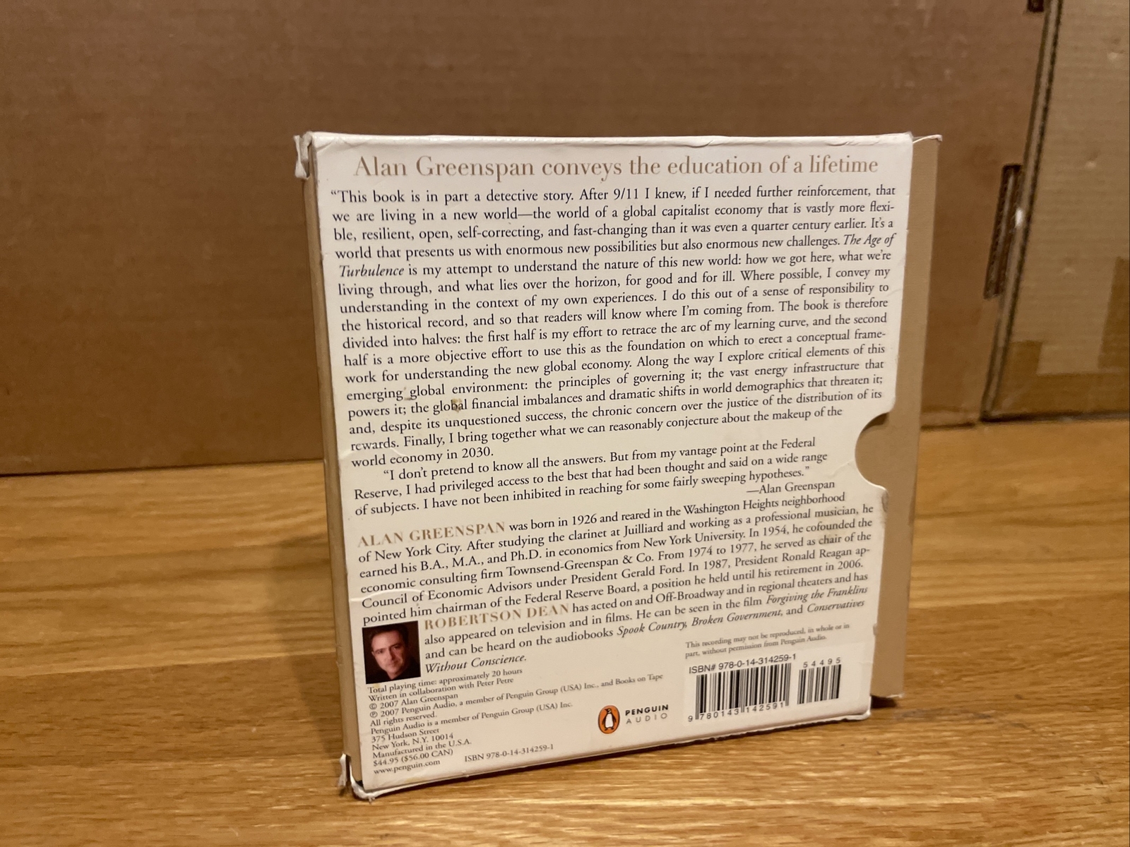 Alan Greenspan: The Age of Turbulence 16 CD Penguin AudioBook — Unabridged