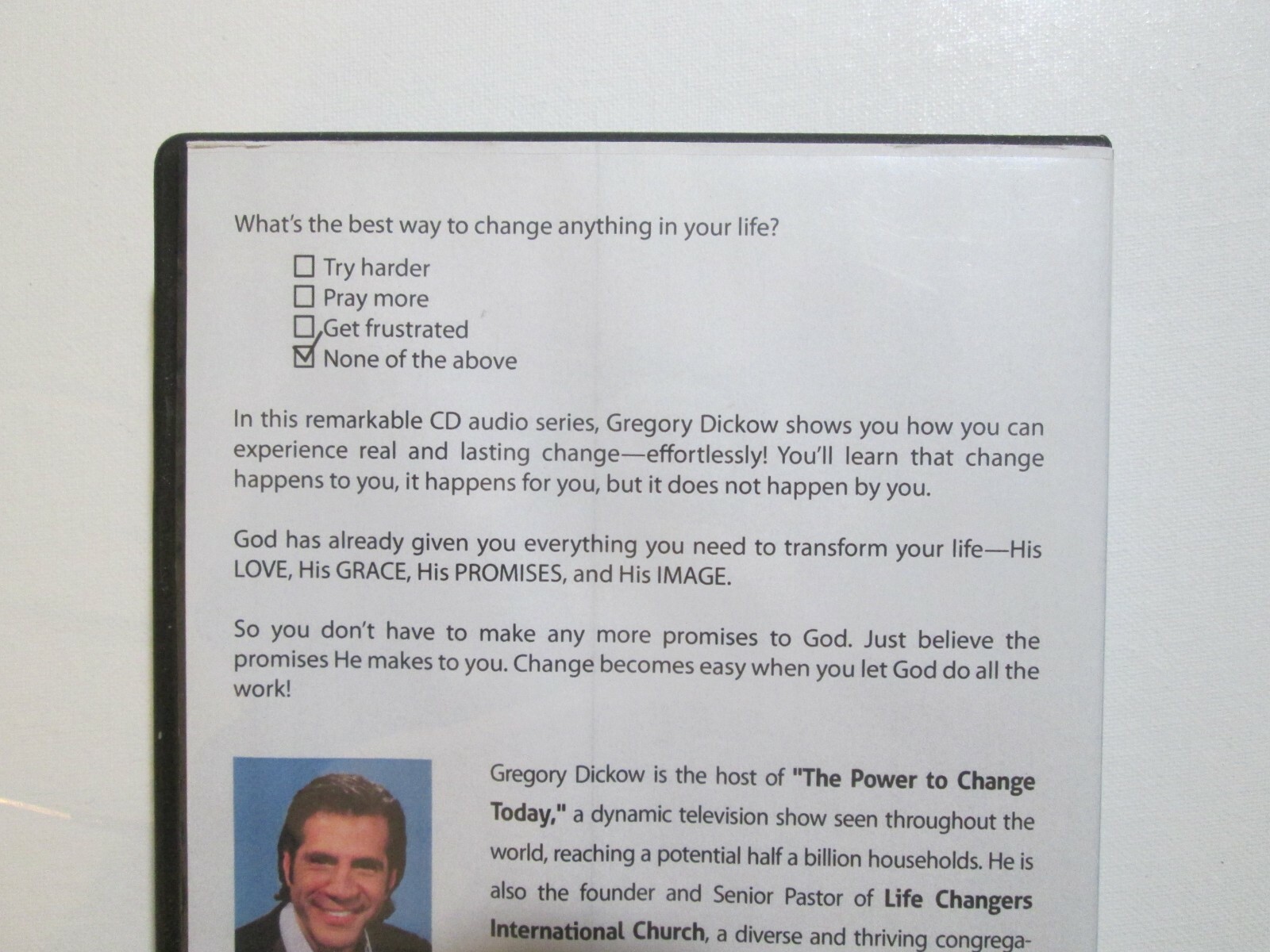 The Four Winds of Change Audio Book 5 CDs Gregory Dickow RARE