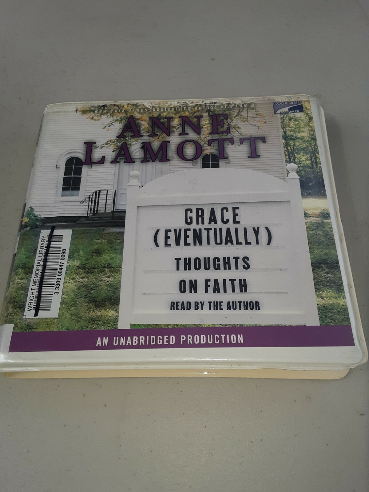 Shelf174F Audiobook~ GRACE (EVENTUALLY), ANNE LAMOTT UNABRIDGED