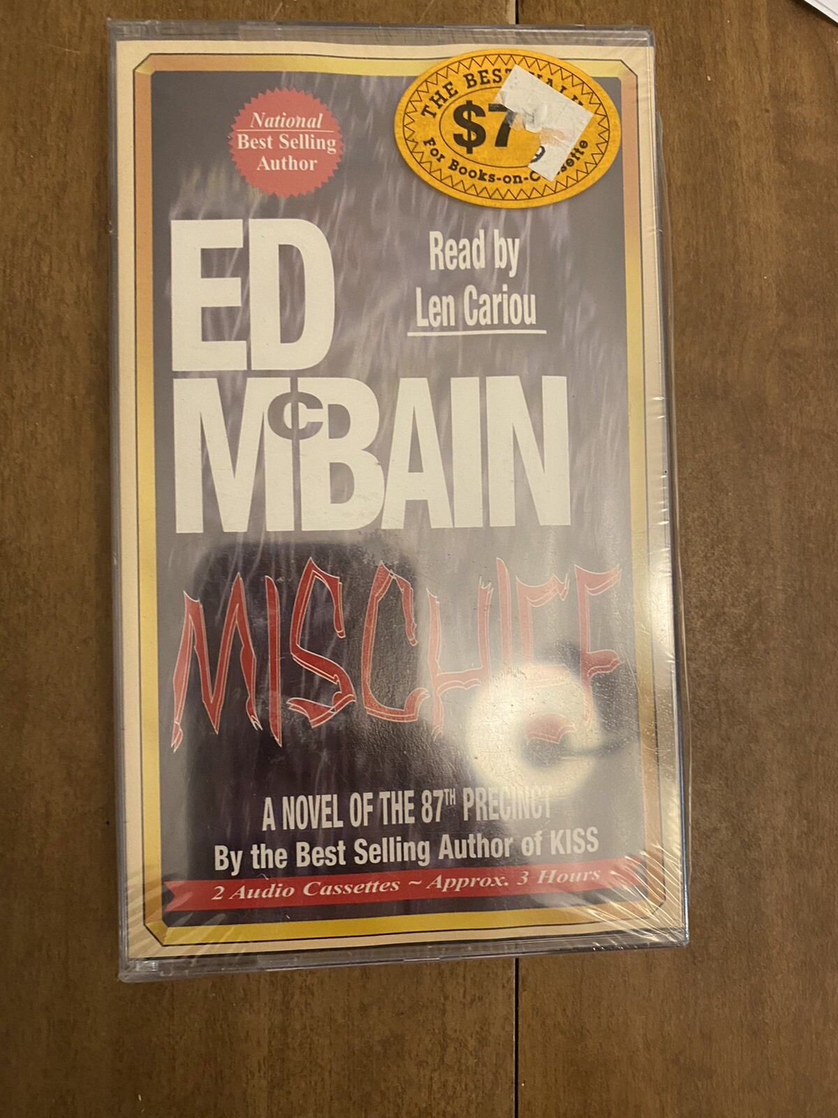 Audio Book Ed McBain — Mischief, 2 Cassettes, 3 hours read by Len Cariou