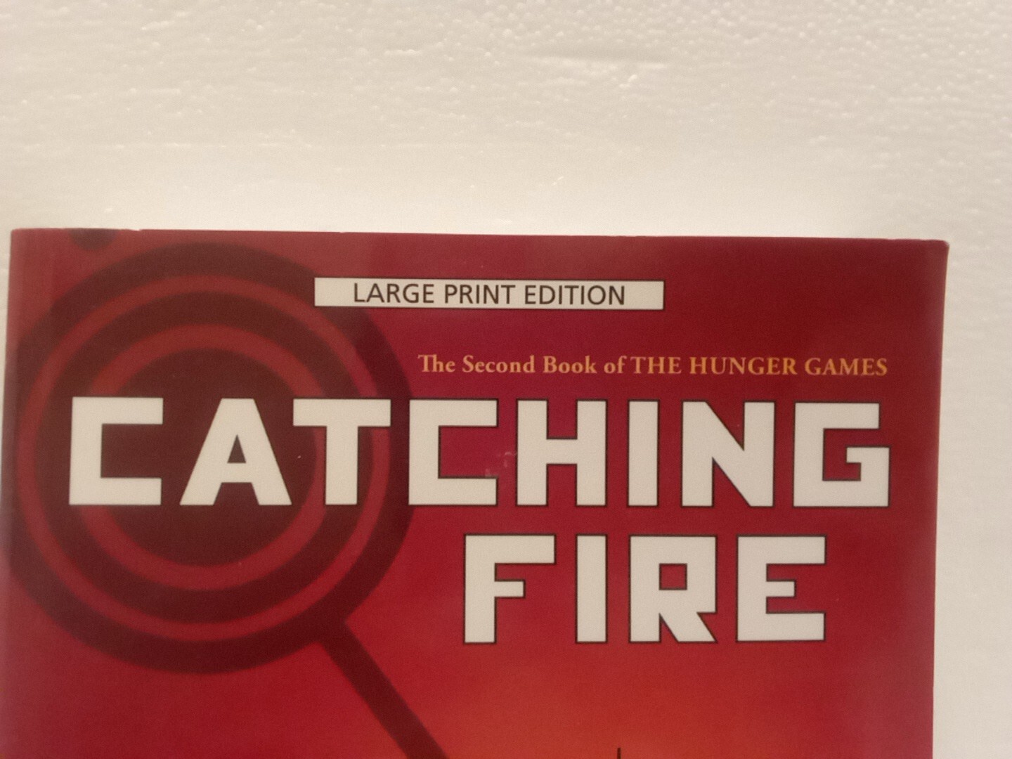 Catching Fire by Suzanne Collins ~ Large Print Edition