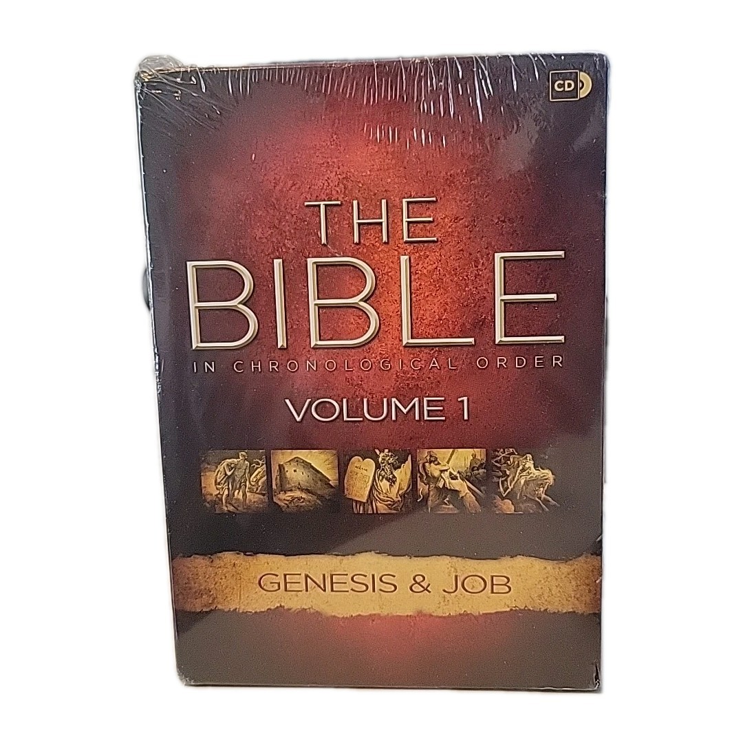 The BIBLE In Chronological Order — Volume 1 — Genesis & Job — 18 Disc AUDIO CD