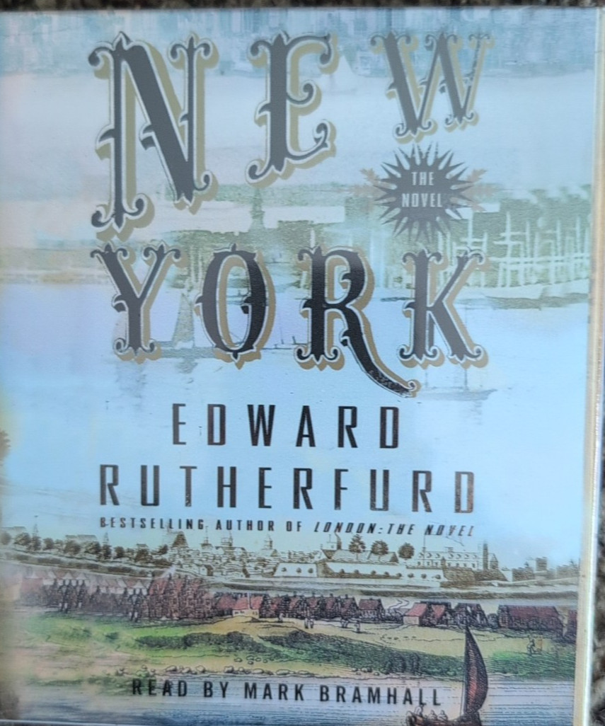 NEW YORK THE NOVEL — Edward Rutherford — Audiobook CD-New Sealed