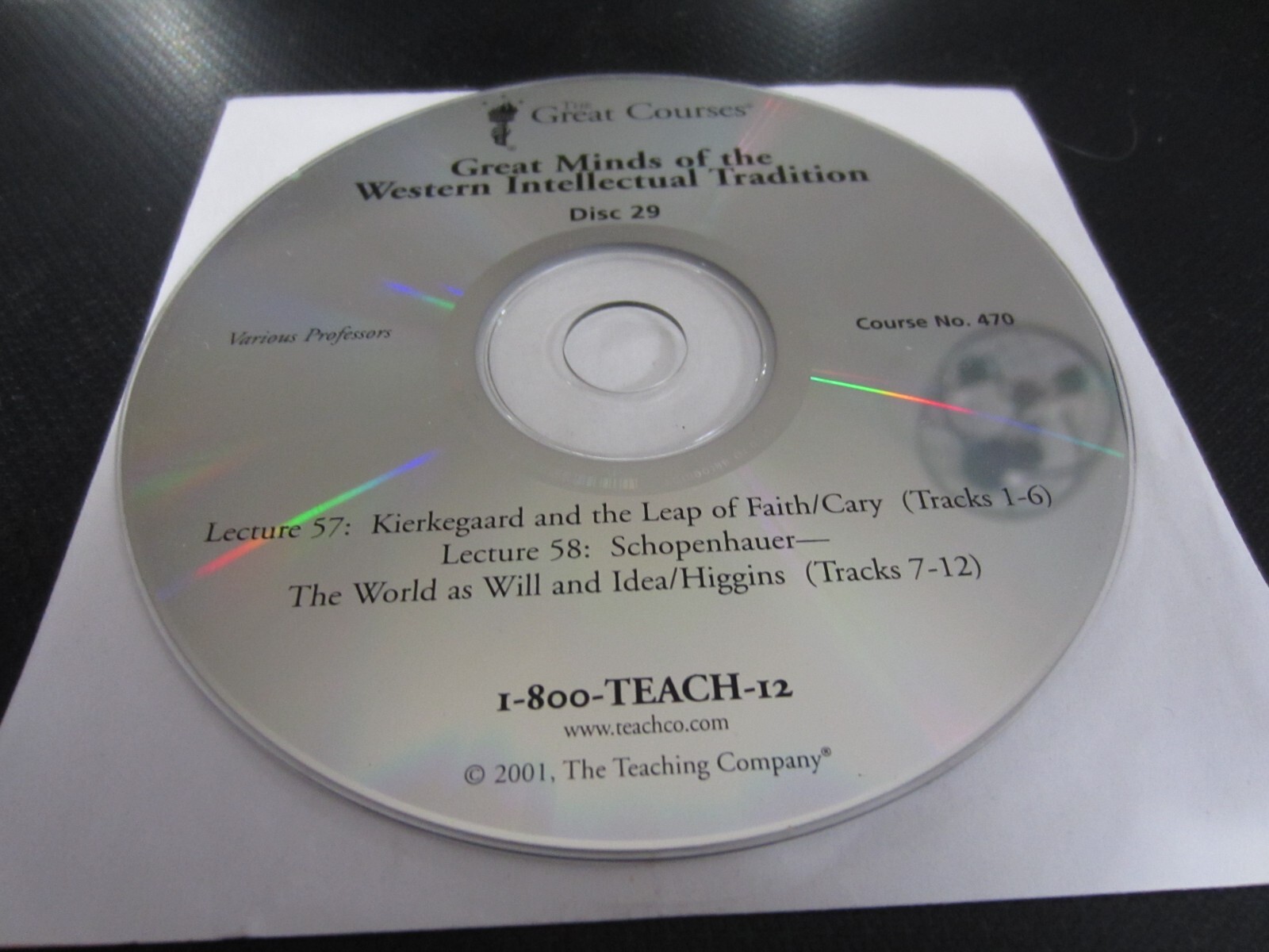The Great Courses Great Minds of the Western Intellectual Tradition — Disc 29
