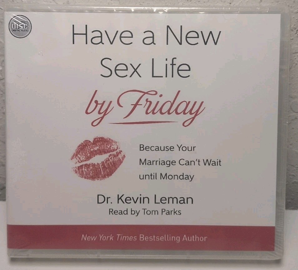 Have a New Sex Life by Friday Dr. Kevin Leman Audiobook CD Unabridged New B153
