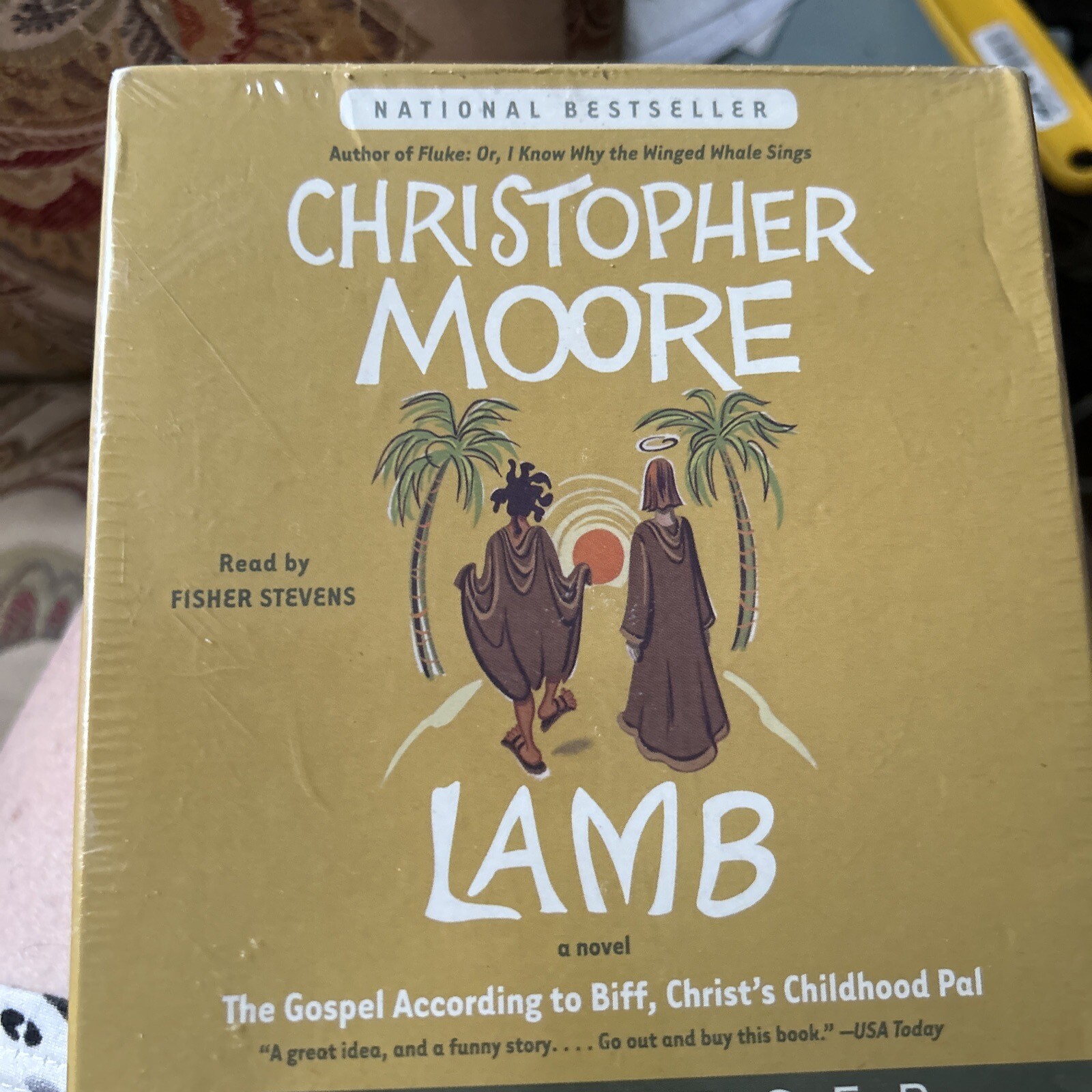 New Lamb Unabridged novel on 12 CD’s by Christopher Moore read Fisher Stevens