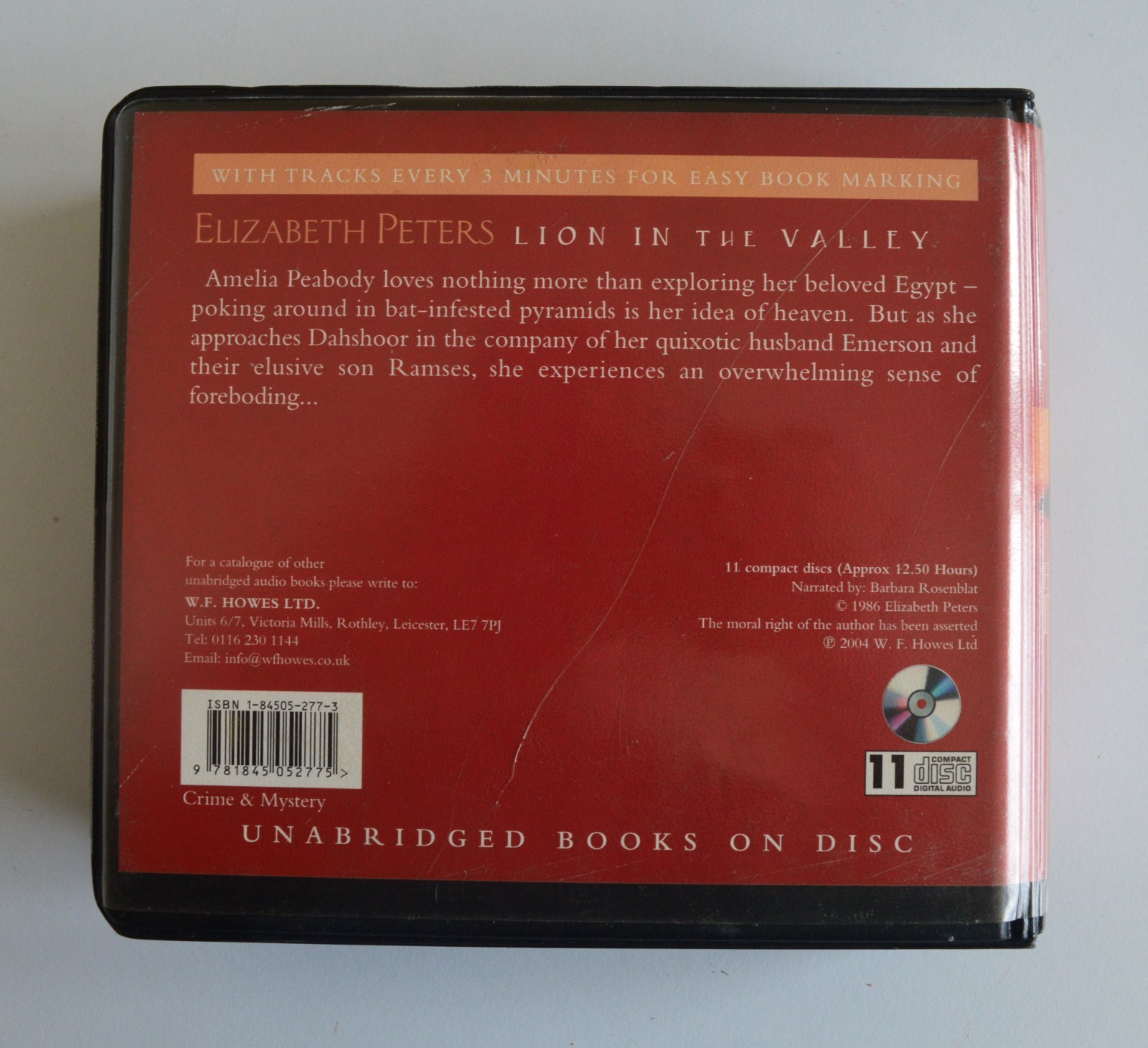 Lion in the Valley — Elizabeth Peters — Unabridged Audiobook — 11CDs