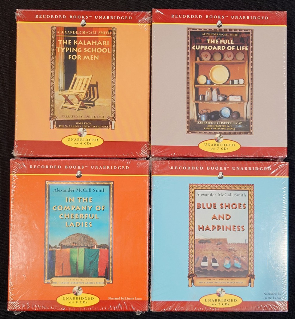 NEW Mixed Lot of 4 Audiobooks No. 1 Ladies’ Detective Agency by McCall Smith NEW