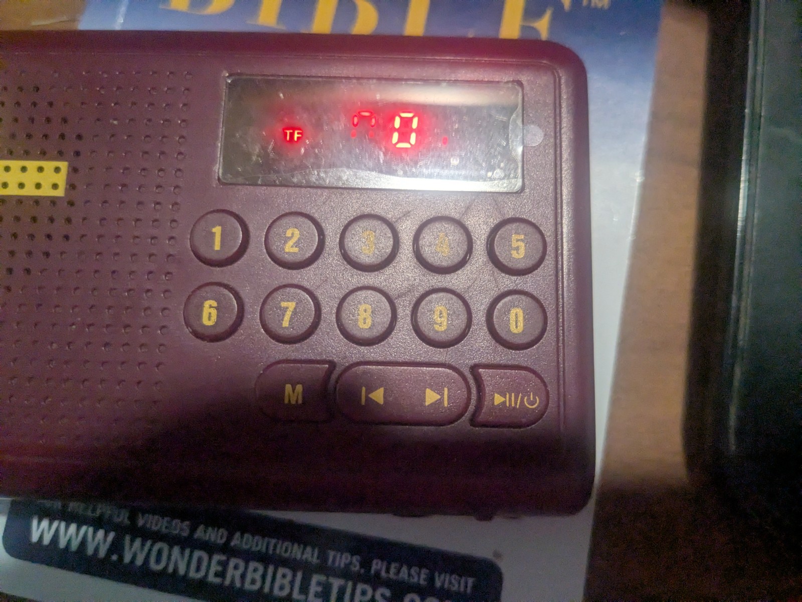 Wonder Bible Audio Player — Works Great