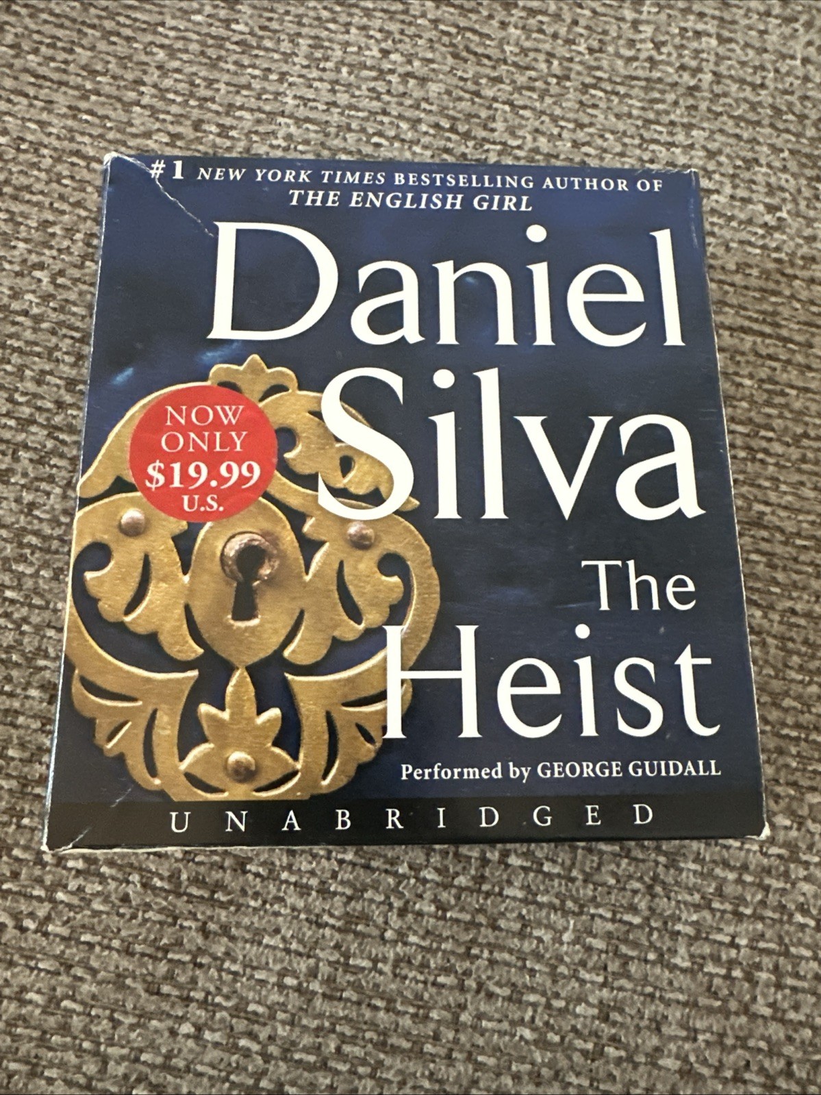 2014 The Heist 10-cd Audiobook Daniel Silva unabridged S5