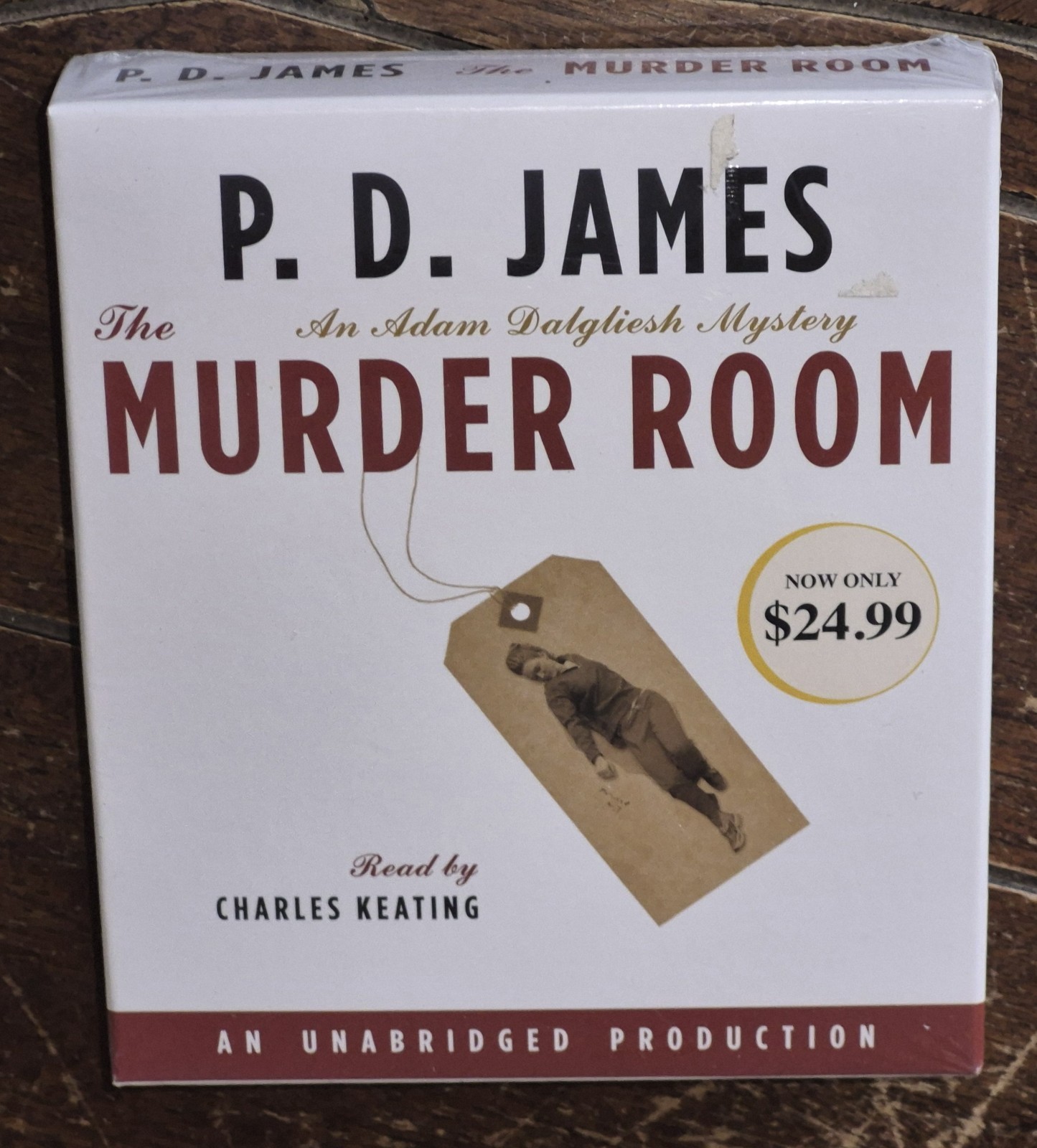 The Murder Room by P.D. James (CD, 2003, Unabridged) Read by Charles Keating!