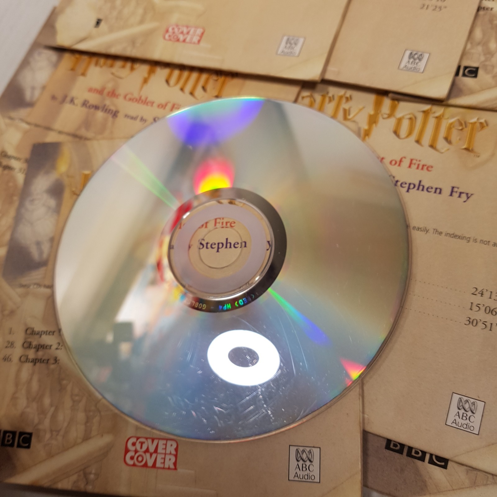 Harry Potter and the Goblet of Fire (Audio book) Read by Steven Fry 17xCd No box