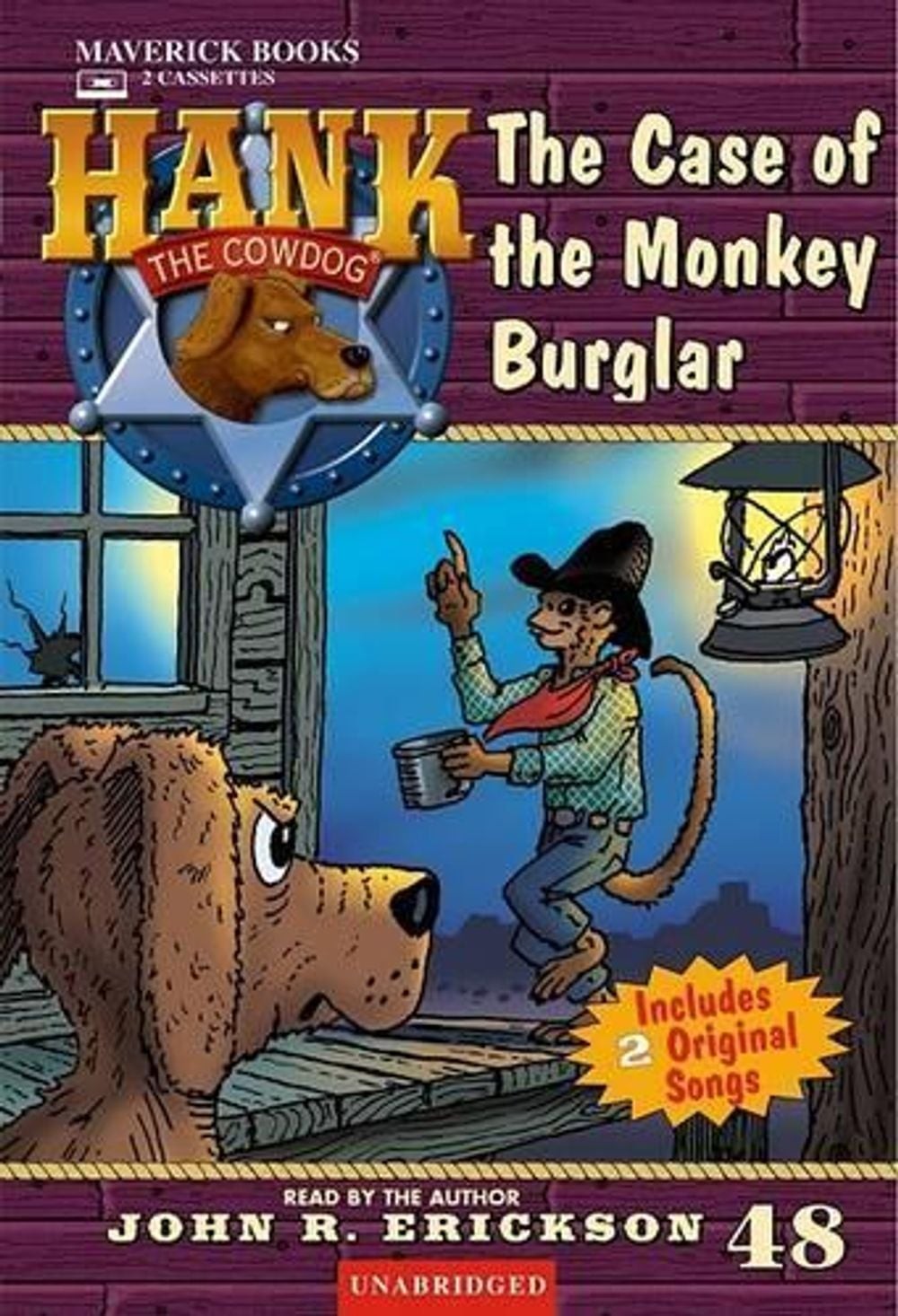 The Case of the Monkey Burglar by John R. Erickson (English) Analog Audio Casset