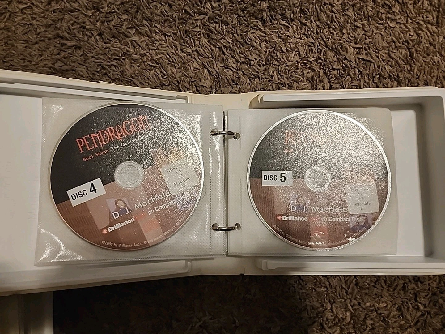 NEW AUDIOBOOK Pendragon Book 7: The Quillan Games D. J. MacHale 13 Discs 15 Hrs