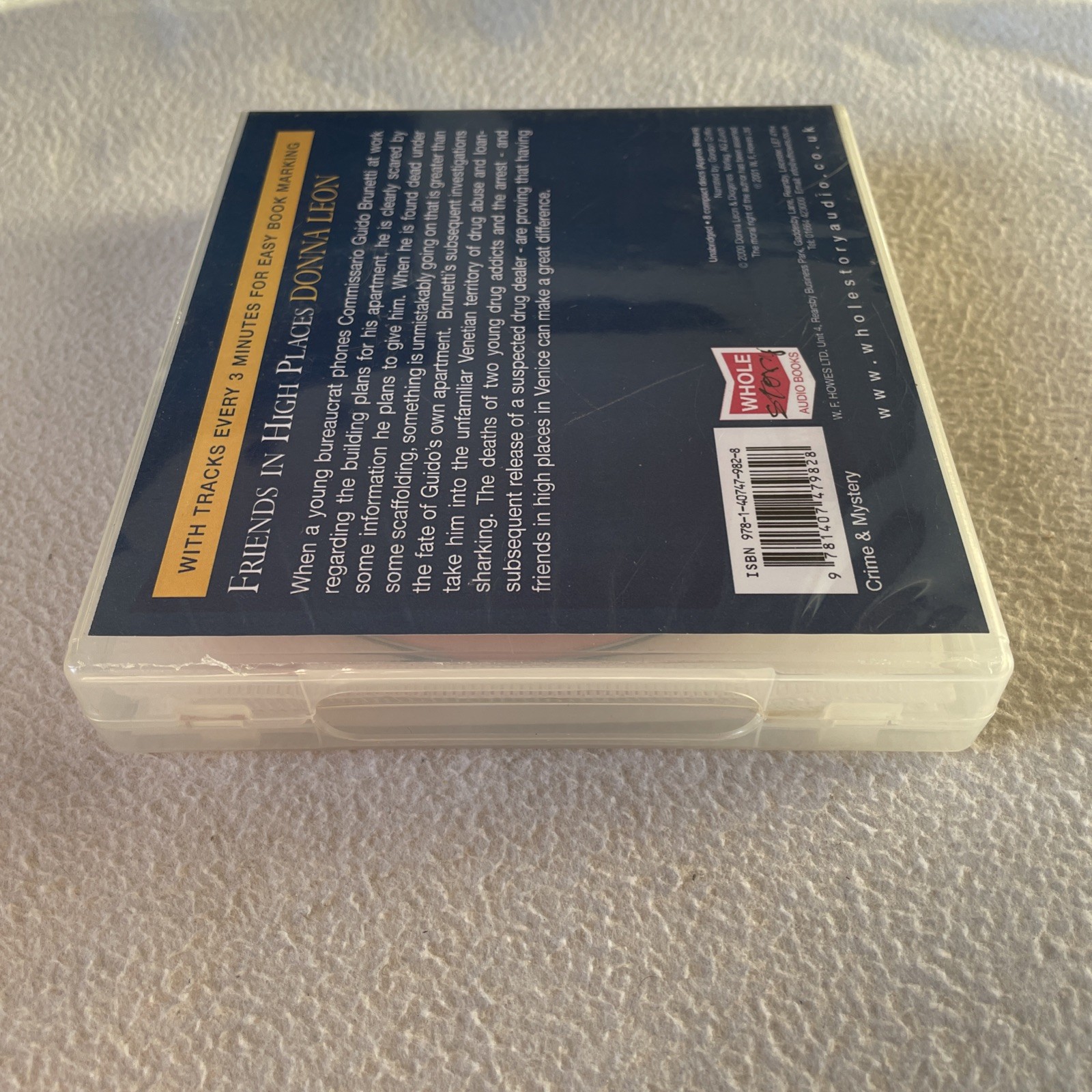 Friends In High Places by Donna Leon Unabridged Audiobook 8 CDs Guido Brunetti