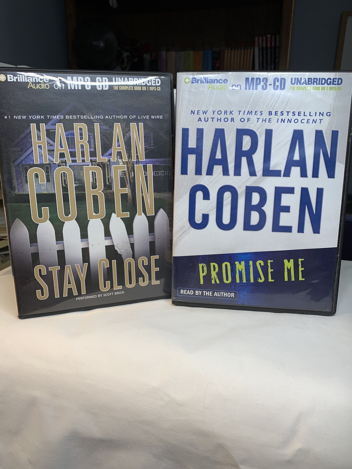 Set of 2 «Stay Close» 11 hrs. and «Promise Me» 11 hrs. by Harlan Coben MP3 CD