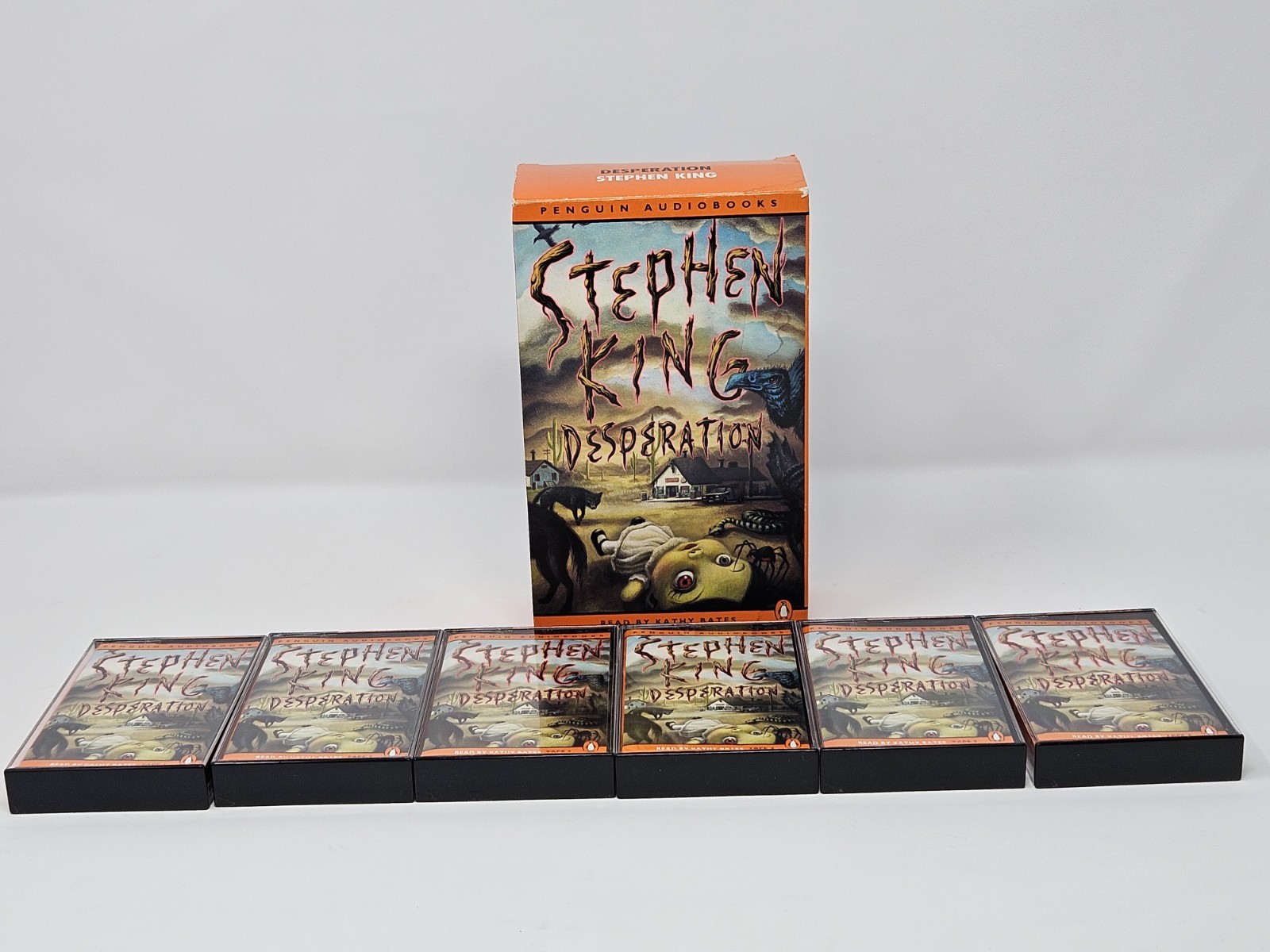 VTG 1996 STEPHEN KING Desperation Audiobook on 6 Cassette Tapes