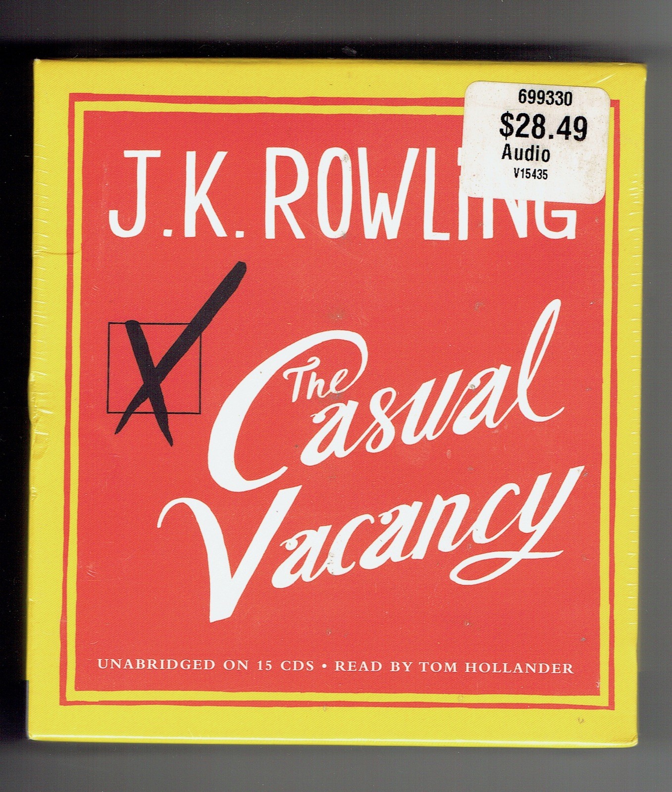 The Casual Vacancy by J. K. Rowling (2012, Compact Disc / Compact Disc, Unabridg
