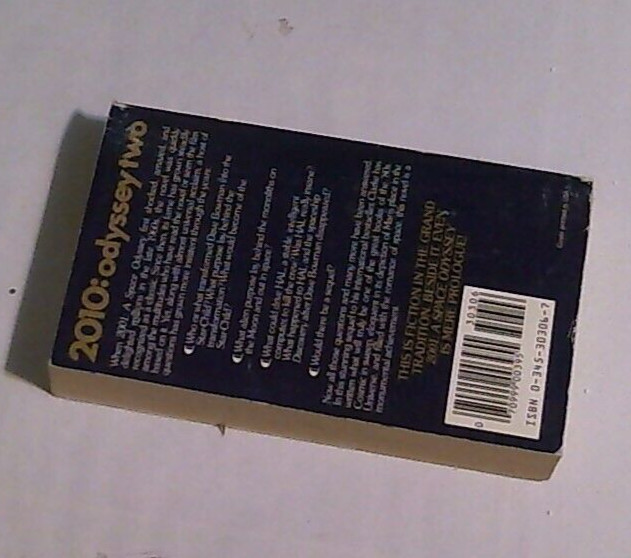 Space Odyssey 2010: Odyssey Two A Novel by Arthur C. Clarke paperback