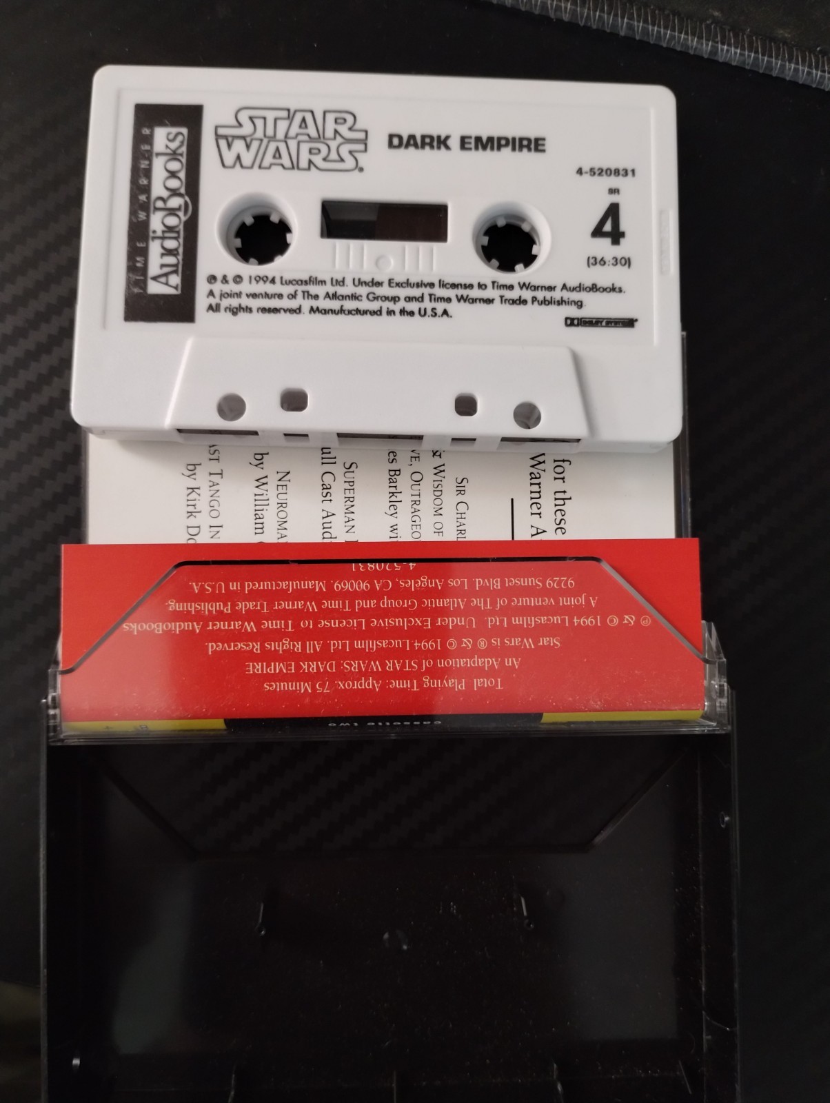 STAR WARS DARK EMPIRE 2 1994 Audio Drama: Time Warner Cassette AudioBooks NEW!