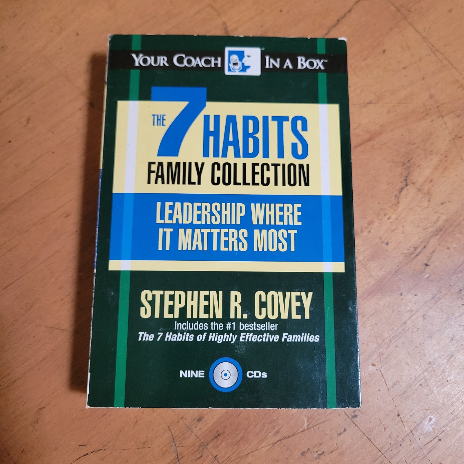 The 7 Habits Family Collection 9 CD Audiobook Stephen R. Covey Your Coach EVGC+