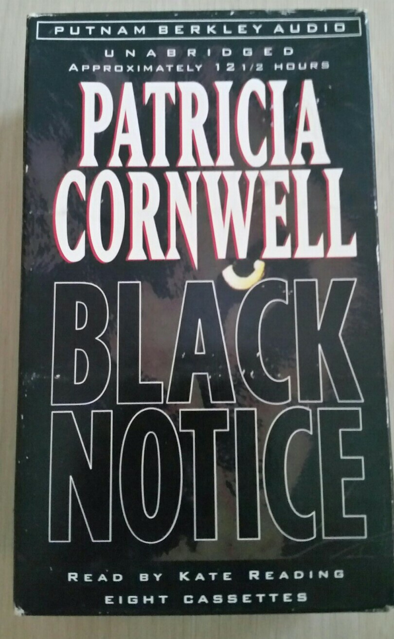 2 Audio Cassette Book Set PATRICIA CORNWELL Black Notice /Southern Cross
